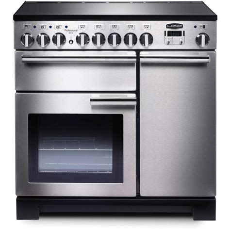 90cm range cooker - stainless steel